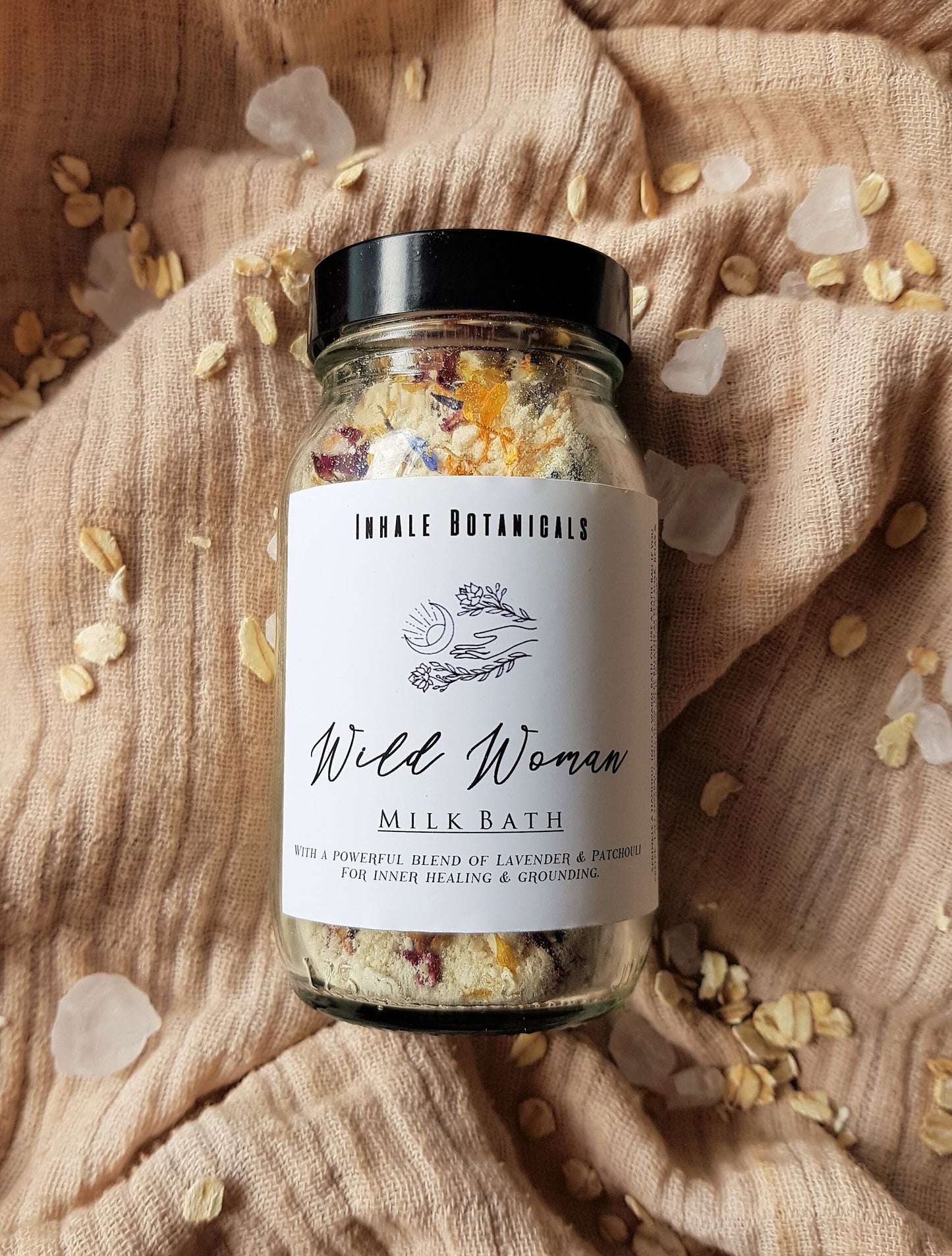 REFILL Milk Bath, Wild Woman, Heaven, Floralia, Bath Ritual, Moisturising Bath, Healing & Grounding, Moon Bath, Oat Bath