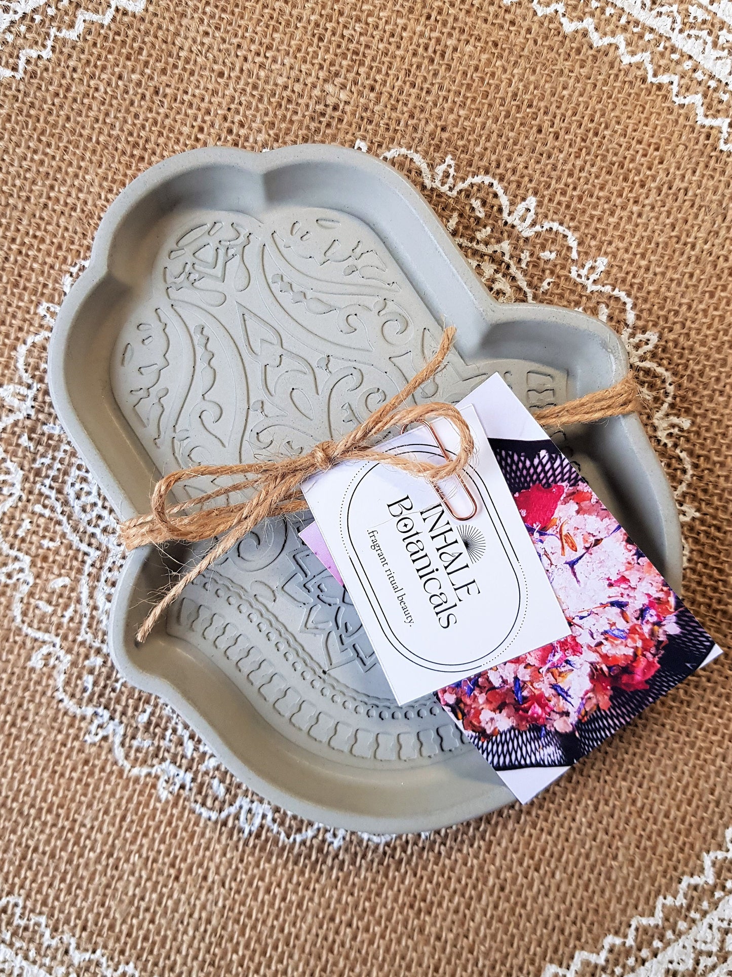 Hamsa Hand Smudge Dish.