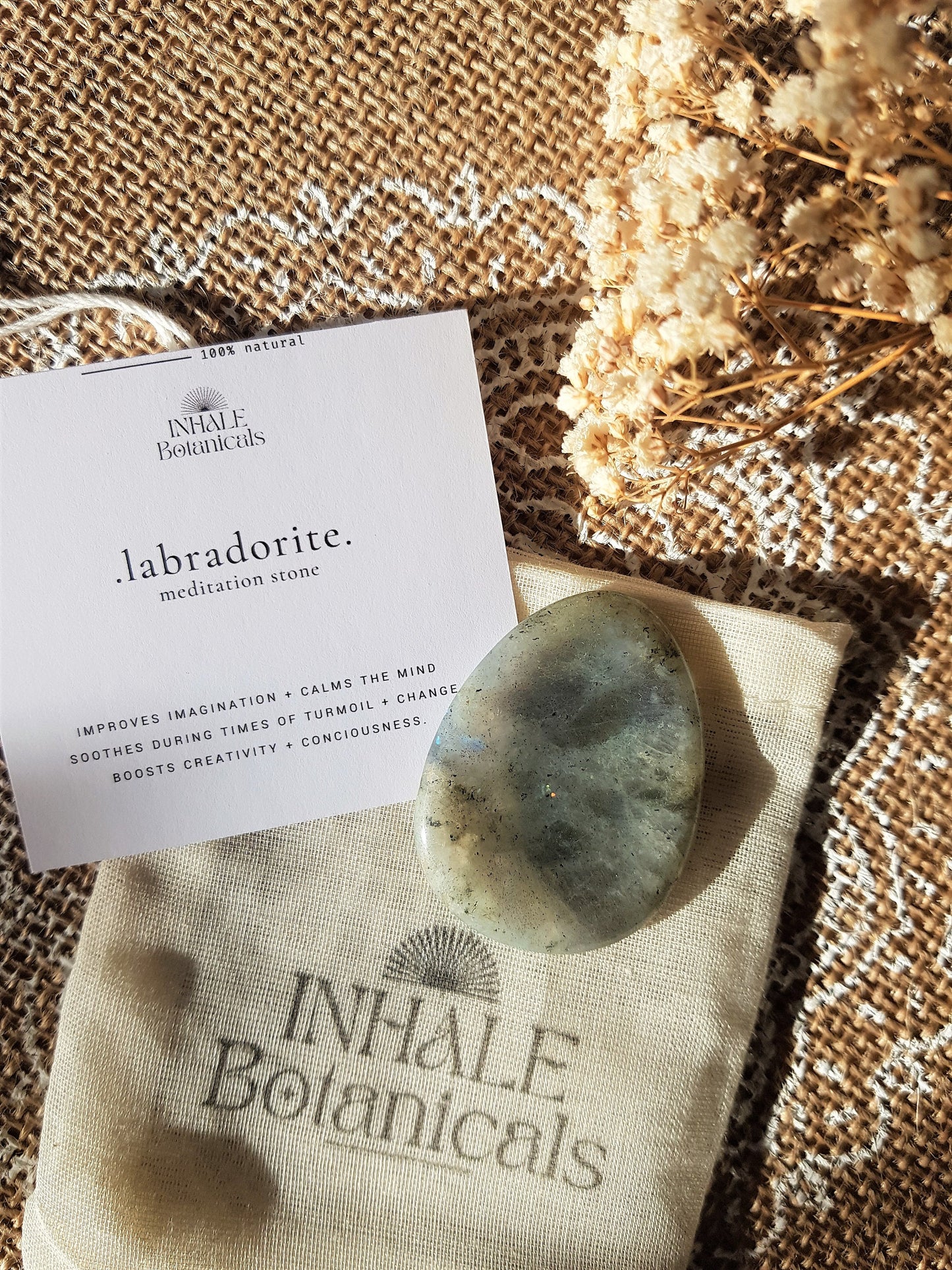 Labradorite Meditation Stone.